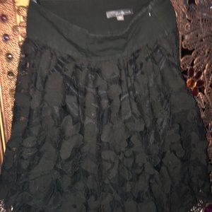 Forever 21 Black Floral Skirt